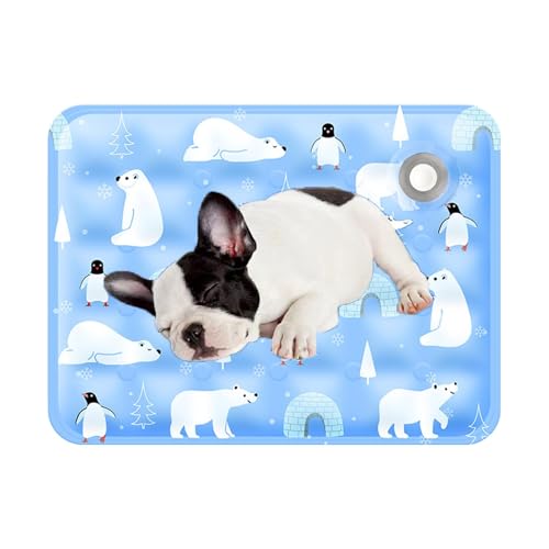 Nankoyal Hunde Kühlmatte - Kätzchen Kühldecke - Katze Kühlmatte Waschbar Kühlbett für Hunde Sommer Hund Kühlkissen für Innen und Außen Nankoyal Hunde Kühlmatte - Kätzchen Kühldecke - Katze Kühlmatte Waschbar Kühlbett für Hunde Sommer Hund Kühlkissen für Innen und Außen von Nankoyal