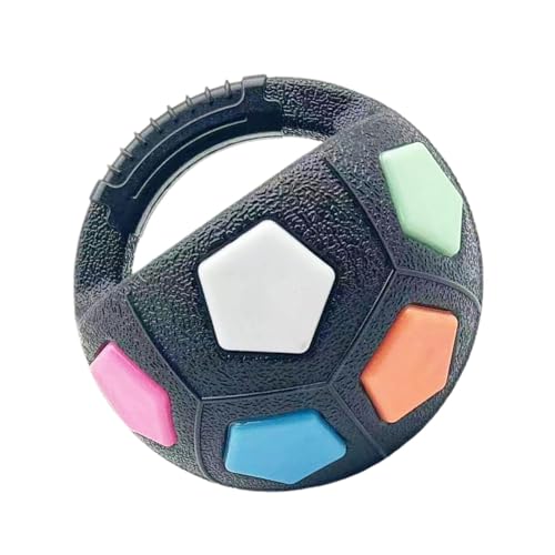 Nankoyal Hundefussball – interaktives, rundes Quietschspielzeug | Hundekauball, Haustier-Trainingszubehör für aggressive Kauer zum Apportieren und Spielen Nankoyal Hundefussball – interaktives, rundes Quietschspielzeug | Hundekauball, Haustier-Trainingszubehör für aggressive Kauer zum Apportieren und Spielen von Nankoyal