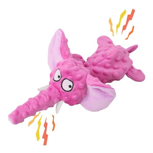 Nankoyal Hundespielzeug, quietschend, niedlicher Elefant, Kauspielzeug für Haustiere, 30 cm, Plüschspielzeug, flexibles kleines Quietschspielzeug, multifunktionales Outdoor-Hundespielzeug für Katzen Nankoyal Hundespielzeug, quietschend, niedlicher Elefant, Kauspielzeug für Haustiere, 30 cm, Plüschspielzeug, flexibles kleines Quietschspielzeug, multifunktionales Outdoor-Hundespielzeug für Katzen von Nankoyal
