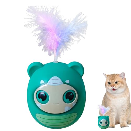 Nankoyal Katzenfeder-Spielzeug, interaktiver Ball, Katzenfedern, Spielzeug, lustig, Haustierbedarf, Haustier-Kätzchenfedern, Spielzeug für drinnen und draußen, Katzen und Kätzchen Nankoyal Katzenfeder-Spielzeug, interaktiver Ball, Katzenfedern, Spielzeug, lustig, Haustierbedarf, Haustier-Kätzchenfedern, Spielzeug für drinnen und draußen, Katzen und Kätzchen von Nankoyal