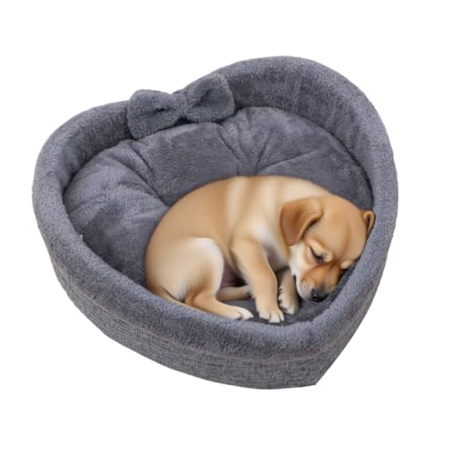 Nankoyal Katzennest Bett Herzform Plüsch Kätzchen Nest Bequem Winter Hundebett für Balkon Wohnung Erkerfenster Indoor Wohnzimmer Schlafsaal Outdoor Nankoyal Katzennest Bett Herzform Plüsch Kätzchen Nest Bequem Winter Hundebett für Balkon Wohnung Erkerfenster Indoor Wohnzimmer Schlafsaal Outdoor von Nankoyal