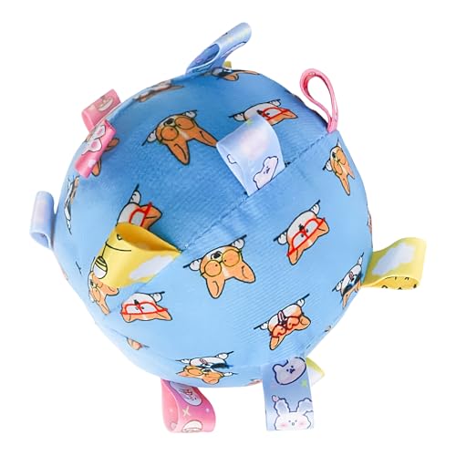 Nankoyal Quietschender Hundespielzeug-Ball, interaktiver Quietsch-Beißring, verschleißfestes Wurfspielzeug für mittelgroße und kleine Hunde Nankoyal Quietschender Hundespielzeug-Ball, interaktiver Quietsch-Beißring, verschleißfestes Wurfspielzeug für mittelgroße und kleine Hunde von Nankoyal