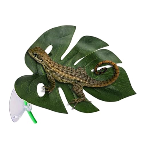 Nankoyal Reptilien Deko Für Terrarium,Blattförmige Terrarienpflanzen | Sicherer Lebensraum Für Amphibien Für Hotels Restaurants Wohnzimmer Tischdekoration Nachttische Partys Hinterhof Garten von Nankoyal