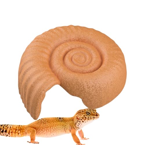 Nankoyal Reptilienhöhle in Ammonit-Form, Kleintierversteck, dekorativer Lebensraum zum Schlafen, für Zuhause, Terrarium, Ruhen, Garten, Aquarium, Spielverstecken Nankoyal Reptilienhöhle in Ammonit-Form, Kleintierversteck, dekorativer Lebensraum zum Schlafen, für Zuhause, Terrarium, Ruhen, Garten, Aquarium, Spielverstecken von Nankoyal