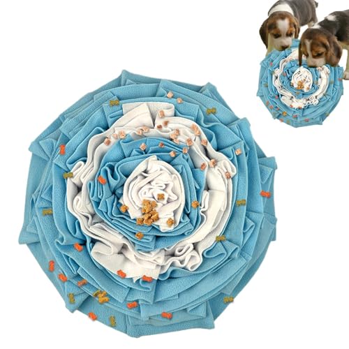Nankoyal Schnüffelmatte für Hunde, buntes interaktives , langsames Füttern, Leckerli-Spender für Tierfutter, auslaufendes Zahnreinigungsspielzeug für Übungen, Jagd von Nankoyal