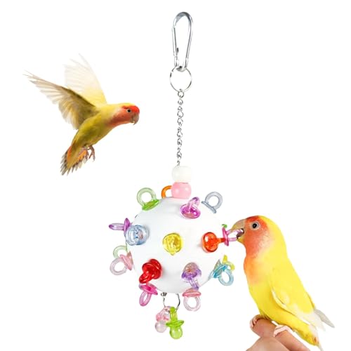 Nankoyal Sittichspielzeug, Papageienspielzeug - Vogel-Kauspielzeug - Buntes Spielzeug zur Unterhaltung, Vogelkäfigzubehör für Nymphensittiche, Wellensittiche, Lovebirds, Papageien Nankoyal Sittichspielzeug, Papageienspielzeug - Vogel-Kauspielzeug - Buntes Spielzeug zur Unterhaltung, Vogelkäfigzubehör für Nymphensittiche, Wellensittiche, Lovebirds, Papageien von Nankoyal