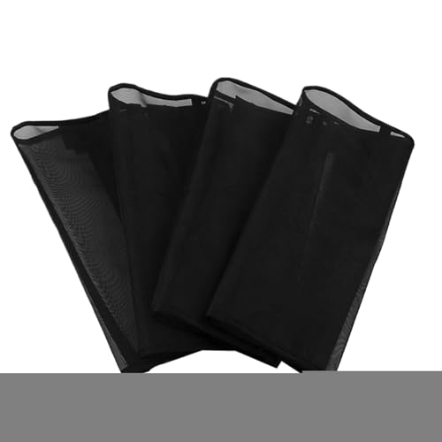 4 Stück Fliegenstiefel Für Pferdes, Beinschutzausrüstung, Locker Sitzend, Atmungsaktiv, Feinmaschig, Schützt Vor Beinermüdung Und Stampfen, Insektenschutz, Weiche, Verstellbare Passform, Schützende von Nanmiyan