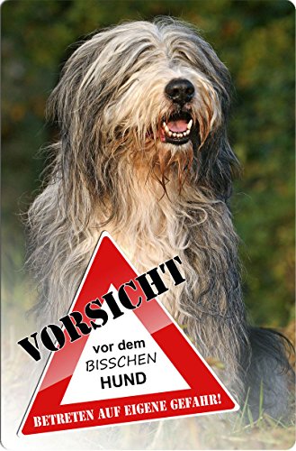Nanyuk +++ Bearded Collie - Metall Warnschild Schild Hundeschild Sign - BDC 07 T3 Nanyuk +++ Bearded Collie - Metall Warnschild Schild Hundeschild Sign - BDC 07 T3 von Nanyuk