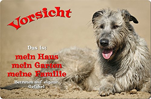 Nanyuk +++ Irischer WOLFHUND Irish Wolfshund - Metall Warnschild Schild Hundeschild Sign - IRW 03 T1 Nanyuk +++ Irischer WOLFHUND Irish Wolfshund - Metall Warnschild Schild Hundeschild Sign - IRW 03 T1 von Nanyuk