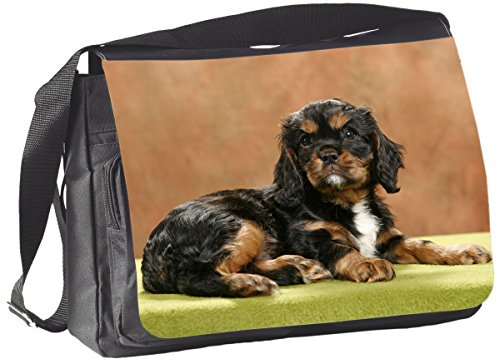 Nanyuk +++ Cavalier King Charles Spaniel - COLLEGETASCHE Tasche UMHÄNGETASCHE Schultertasche - CKC 01 Nanyuk +++ Cavalier King Charles Spaniel - COLLEGETASCHE Tasche UMHÄNGETASCHE Schultertasche - CKC 01 von Nanyuk