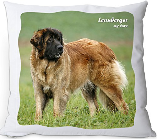 Nanyuk +++ Leonberger - Kissenbezug Kissenhülle | Pillow CASE/Kussensloop - Leo 02 von Nanyuk