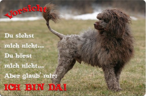 Nanyuk +++ Portugiesischer WASSERHUND - Metall Warnschild Schild Hundeschild Sign - PGW 02 T2 Nanyuk +++ Portugiesischer WASSERHUND - Metall Warnschild Schild Hundeschild Sign - PGW 02 T2 von Nanyuk