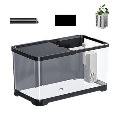 Aquarium-Set – Konfiguration für Süß- und Salzwasserfische | Dekorativer Mehrzwecktank mit Korb für Zuhause Aquarium-Set – Konfiguration für Süß- und Salzwasserfische | Dekorativer Mehrzwecktank mit Korb für Zuhause von Naqqios