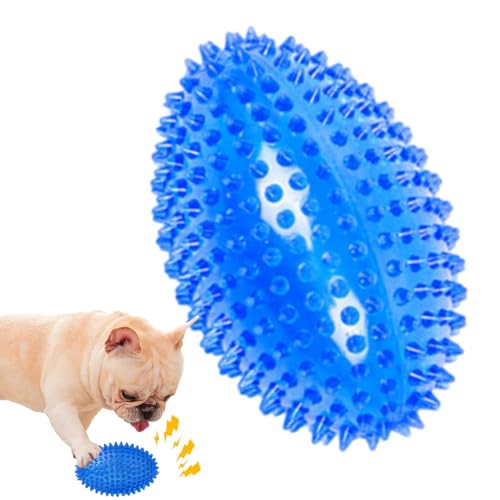 Bälle mit quietschenden Spitzen – Ball mit Spitzen und Quietscher, unverwüstliches Beißspielzeug für Welpen | Indoor-Spiel, interaktives Spielzeug, Haustierbedarf für Hunde Bälle mit quietschenden Spitzen – Ball mit Spitzen und Quietscher, unverwüstliches Beißspielzeug für Welpen | Indoor-Spiel, interaktives Spielzeug, Haustierbedarf für Hunde von Naqqios