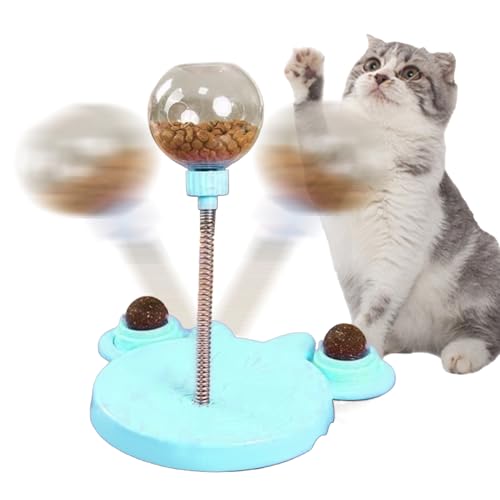 Behandeln Sie den Ball für Katzen, Spender zur Behandlung von Katzen, interaktives PET- und Catnip-Set – Übungszubehör für die Jagd auf Haustiere, Puzzle-Spielzeug für Tiere Behandeln Sie den Ball für Katzen, Spender zur Behandlung von Katzen, interaktives PET- und Catnip-Set – Übungszubehör für die Jagd auf Haustiere, Puzzle-Spielzeug für Tiere von Naqqios