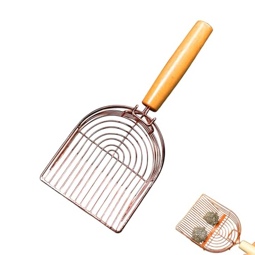 Cat Litter Scooper – Poop Scooper Cat Litter, Scoop für Katzen, tiefer Katzenkratzer, Katzenklo-Scoop mit rutschfestem Holzgriff, Reinigungsschaufel für Katzentoilette Cat Litter Scooper – Poop Scooper Cat Litter, Scoop für Katzen, tiefer Katzenkratzer, Katzenklo-Scoop mit rutschfestem Holzgriff, Reinigungsschaufel für Katzentoilette von Naqqios