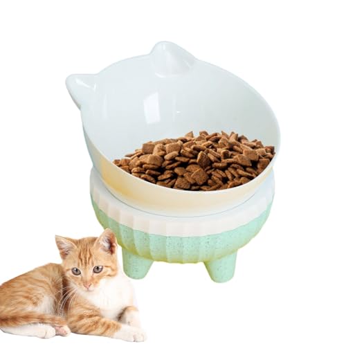 Erhöhte und geneigte Futternäpfe für Katzen – erhöhte Futternapf gegen Verschütten | erhöhte Futterschalen für Haustiere, geneigt, flach, geneigt, für Hunde Erhöhte und geneigte Futternäpfe für Katzen – erhöhte Futternapf gegen Verschütten | erhöhte Futterschalen für Haustiere, geneigt, flach, geneigt, für Hunde von Naqqios