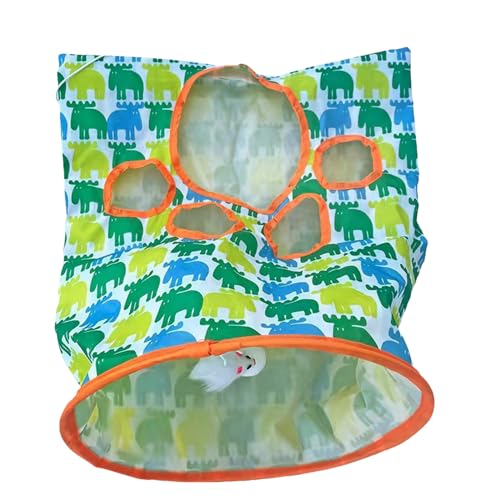 Filz-Katzenschlauch, interaktive Filz-Tunnel, zusammenklappbare Kätzchen-Tunneltasche, kleine Tierröhren, Tunnel mit Plüschbällen und Maus, Haustier-Tunnelschlauch-Spielzeug für Katzen Filz-Katzenschlauch, interaktive Filz-Tunnel, zusammenklappbare Kätzchen-Tunneltasche, kleine Tierröhren, Tunnel mit Plüschbällen und Maus, Haustier-Tunnelschlauch-Spielzeug für Katzen von Naqqios