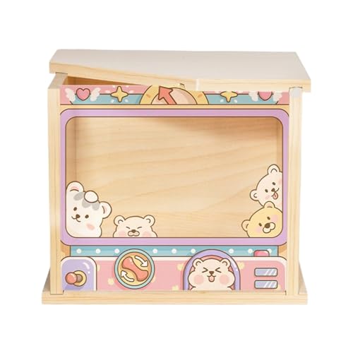 Fun Pet hideouts - Nagetier -Graben -Spielzeug, Haustiergräbchenanreicherung | Hamster Sandbadbehälter, Hamster Staubbadbehälter, Sichtbares Lebensraumdekor, Käfigzubehör Zum Training Fütterung von Naqqios