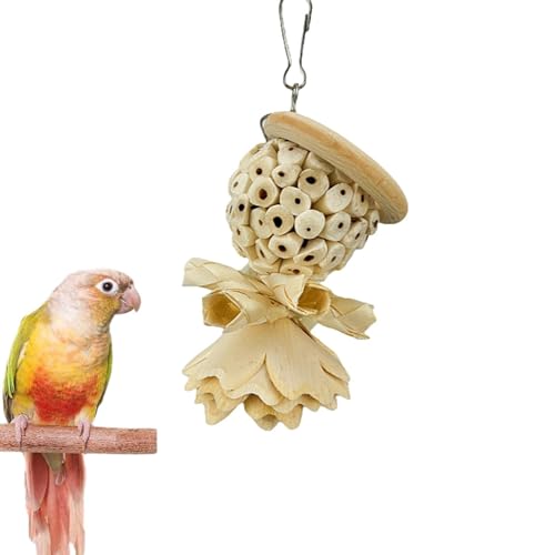 Futtersuchspielzeug für Hang Bird – Spielzeug für Papageien | natürliches Vogelspielzeug zur Nahrungssuche, interaktives Futterhaus für Vögel, Suchspielzeug Futtersuchspielzeug für Hang Bird – Spielzeug für Papageien | natürliches Vogelspielzeug zur Nahrungssuche, interaktives Futterhaus für Vögel, Suchspielzeug von Naqqios