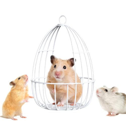 Hamster -Hängematte - Eisendrahtgitterspielzeug, Nest House Swing Bett | CAGE Versteckt Schutzzubehör, Zuckergleiter Barschversorgung, Guinea - -Kaninchen -Eichhörnchen -Trainingsset, Perfekt Zum von Naqqios