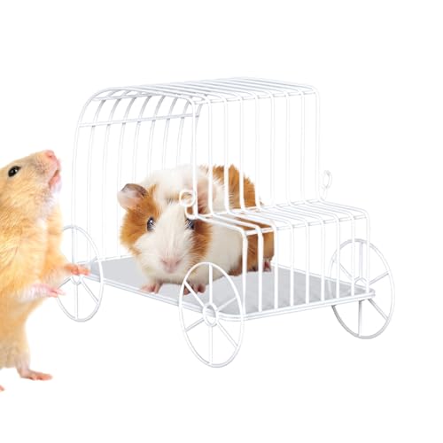 Hamster -Hängematte - Langlebiges Drahtgitterhaus, Hanging Nest Toy | Swing Barch Shelter Accessoire, Zuckergleiter Käfigversorgung, Guinea - -Kaninchen -Eichhörnchen Ruhebett Ideal Zum Schlafen von Naqqios