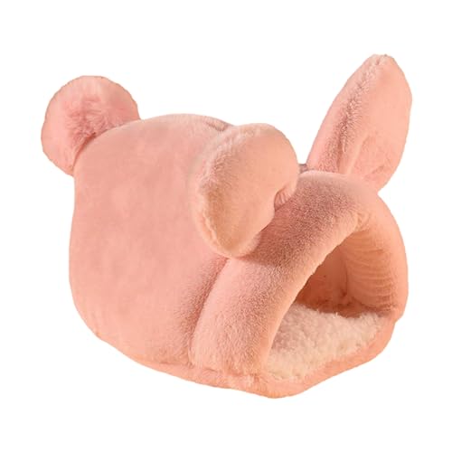 Hamster-Schlafhöhle aus Plüsch und Baumwolle, gemütliches Fleece-Haus, Warmer Zwerghamsterkäfig mit weicher Matte, Höhlenbett für Kleintiere für Chinchil Hamster-Schlafhöhle aus Plüsch und Baumwolle, gemütliches Fleece-Haus, Warmer Zwerghamsterkäfig mit weicher Matte, Höhlenbett für Kleintiere für Chinchil von Naqqios