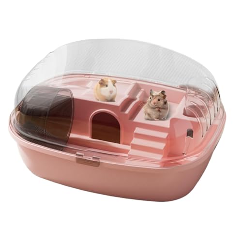 Hamsterkäfig, Hamsterkäfige und Lebensräume | Transparenter Lebensraum für große Mäuse aus Acryl - Haustierhaus für Hamster, Rennmäuse, Mäuse und andere Kleintiere, inklusive Wasserflasche, Laufrad un Hamsterkäfig, Hamsterkäfige und Lebensräume | Transparenter Lebensraum für große Mäuse aus Acryl - Haustierhaus für Hamster, Rennmäuse, Mäuse und andere Kleintiere, inklusive Wasserflasche, Laufrad un von Naqqios