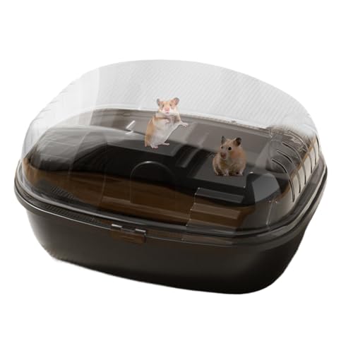 Hamsterkäfige und Lebensräume,Großer Hamsterkäfig - Transparenter großer Acrylkäfig - Hamsterhaus für Rennmäuse, Mäuse und andere Kleintiere, inklusive Wasserflasche, Laufrad und Hamsterversteck Hamsterkäfige und Lebensräume,Großer Hamsterkäfig - Transparenter großer Acrylkäfig - Hamsterhaus für Rennmäuse, Mäuse und andere Kleintiere, inklusive Wasserflasche, Laufrad und Hamsterversteck von Naqqios