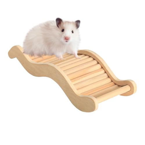 Hamsterleiter – Hamsterbrücke, hölzerne Hamster-Kletterleiter | Dekorative Hamster-Leiterbrücke aus Holz, Hamster-Kletterspielzeug für körperliche Bewegung Hamsterleiter – Hamsterbrücke, hölzerne Hamster-Kletterleiter | Dekorative Hamster-Leiterbrücke aus Holz, Hamster-Kletterspielzeug für körperliche Bewegung von Naqqios