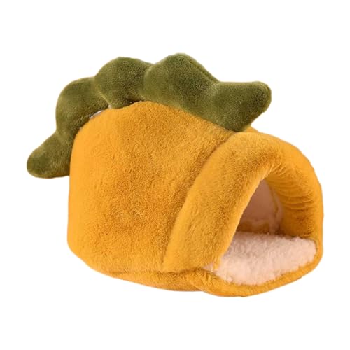 Hamsterschlafhöhle Hamster Plüsch Hamster aus Samt und Baumwolle, gemütliches Fleece-Haus, Warmer Zwerghamsterkäfig mit weicher Matte, Höhlenbett für Kleintiere für Chinchil Hamsterschlafhöhle Hamster Plüsch Hamster aus Samt und Baumwolle, gemütliches Fleece-Haus, Warmer Zwerghamsterkäfig mit weicher Matte, Höhlenbett für Kleintiere für Chinchil von Naqqios