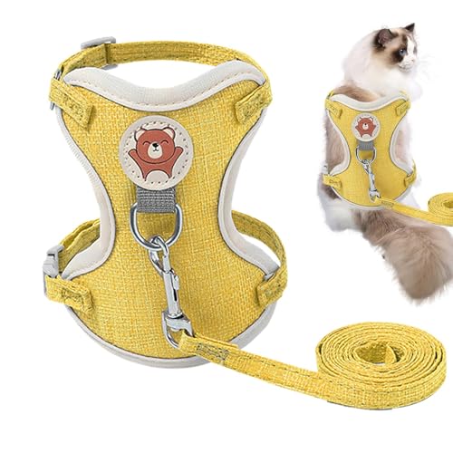 Haustierweste - Katzengeschirr, Hundegeschirr | Verstellbares und atmungsaktives Geschirr, modisches Design für Haustiere, Spaziergänge im Freien Haustierweste - Katzengeschirr, Hundegeschirr | Verstellbares und atmungsaktives Geschirr, modisches Design für Haustiere, Spaziergänge im Freien von Naqqios