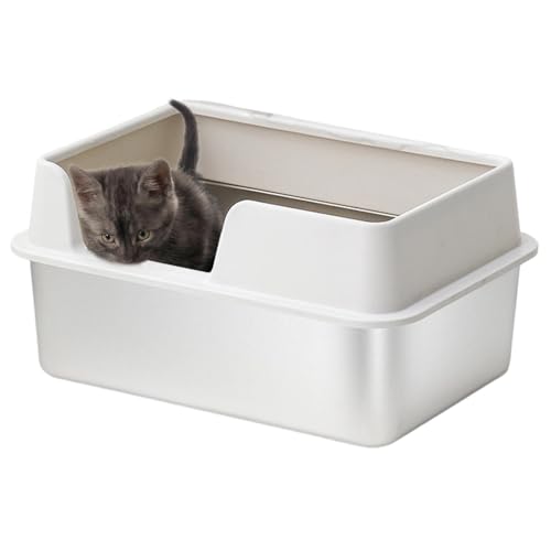 Hochseitige Katzentoilette – offene Katzentoilette, leicht zugängliche Katzentoilette | Offene Katzentoilette für Haustiere, hochseitige offene Katzentoilette, geräumige offene Katzentoilette, Edelsta Hochseitige Katzentoilette – offene Katzentoilette, leicht zugängliche Katzentoilette | Offene Katzentoilette für Haustiere, hochseitige offene Katzentoilette, geräumige offene Katzentoilette, Edelsta von Naqqios