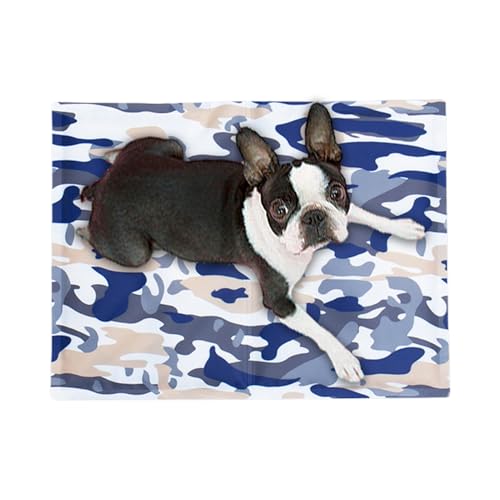 Hundekühlmatte - Hauskühlmatte, Haustierschlafmatte | Sommer Haustiermatte, Cooler Hundezwinger -Gel -Pad, Sommer -Entspannung Haustier Schlafzubehör Für Hinterhof Kennels Wohnung Lebendiges Camping - von Naqqios