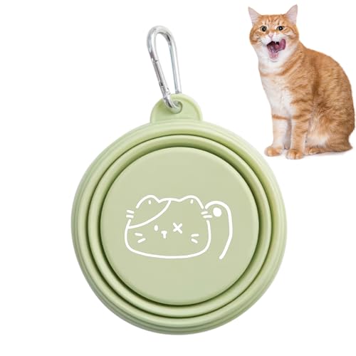Hundereise Klappschale - Zusammenklappbare Hundebläsen, Tragbare Reisehunde Katze Klappschale | Bewässerung Von Gericht Mit Carabiner Haustier Adventure Companion Für Im Freien Zum Reisen, Wandern, Hundereise Klappschale - Zusammenklappbare Hundebläsen, Tragbare Reisehunde Katze Klappschale | Bewässerung Von Gericht Mit Carabiner Haustier Adventure Companion Für Im Freien Zum Reisen, Wandern, von Naqqios