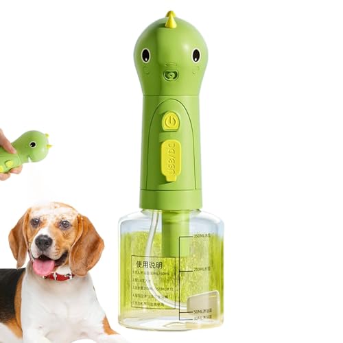 Hundeshampoospenderflasche – Nachfüllbare Hundeseifenpumpe, benutzerfreundlicher Tierseifenspender | Hundepflegeseifenspender mit weichen Borsten, Handshampoospender für Hunde und Kätzchen von Naqqios