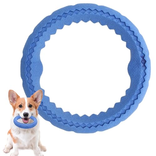 Hundespielzeug Ring Spielzeug - Kauspielzeug für die Zähne, weicher TPR-Kauring | Kauspielzeug aus Naturkautschuk, Kauen Kauen Beißen Jagen Spielzeug Hundespielzeug Ring Spielzeug - Kauspielzeug für die Zähne, weicher TPR-Kauring | Kauspielzeug aus Naturkautschuk, Kauen Kauen Beißen Jagen Spielzeug von Naqqios