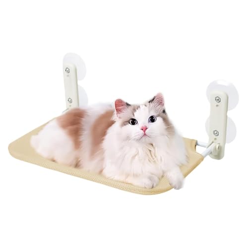 Katzenstange mit Fenster - Katzenbett mit Fenster - Katzenbett Wandregale für Katzen | Fenstermontierter Katzensitz, Große Indoor-Katzenhängematte für Katzen, Sitzstange Katzenstange mit Fenster - Katzenbett mit Fenster - Katzenbett Wandregale für Katzen | Fenstermontierter Katzensitz, Große Indoor-Katzenhängematte für Katzen, Sitzstange von Naqqios