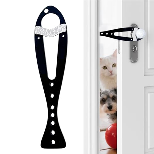 Katzenstopper - 27g Pet Gate Halter Stop, Hundeproof Türgurt | Pet Gate Stopper - 27g Hundekatze Sicherheitsriemen, Verstellbare Einstellbare Sicherheitsriegel, Langlebige Barriereschlos von Naqqios