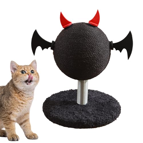 Kitten Interactive Toy - 1100 G Katzenkratzkugel, Langlebige Haustier -Übungsspielzeug | Möbelschutzangebot, Aktivitätstraining Spielzeug Für Wohnzimmer Küche Balkon Verandas Eingangswohnung Apartment von Naqqios