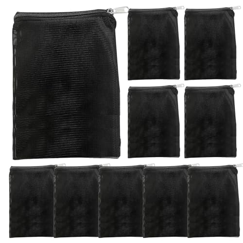 Naqqios Aquarium -Filtertaschen - Fischtankmedienpaket, Aquarium -Medienhalter | Tankreinigungsfilter, Salzwasserfilterbeutel, Wiederverwendbarer Tankfilter, Feine Netzfilterbeutel Für Süßwasser von Naqqios