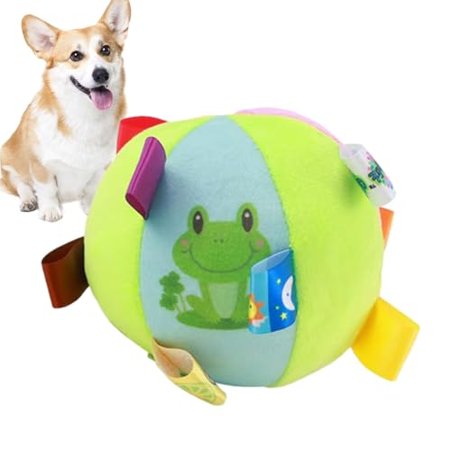 Naqqios Quietschendes Hundespielzeug – Schnüffelspielzeug für Hunde | Süßes Plüsch-Beißspielzeug mit Ball, Heimtierbedarf, Geräuschspielzeug für Hunde Naqqios Quietschendes Hundespielzeug – Schnüffelspielzeug für Hunde | Süßes Plüsch-Beißspielzeug mit Ball, Heimtierbedarf, Geräuschspielzeug für Hunde von Naqqios