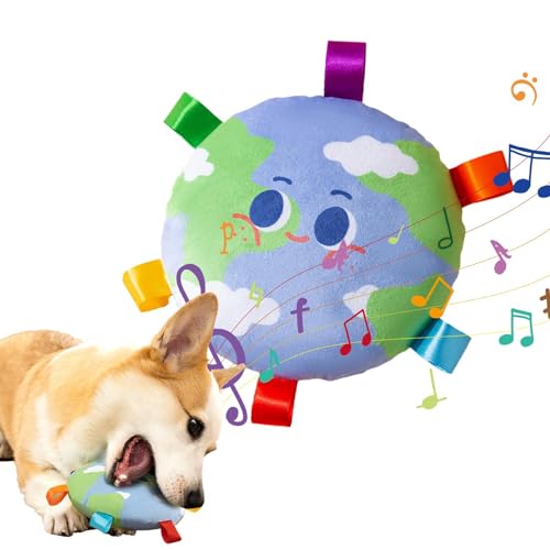 Quietschendes Hundespielzeug – quietschendes Hundespielzeug, quietschendes Kauspielzeug für Haustiere, Plüsch, Donut-Spielzeug für Hunde, Spielzeug Quietschendes Hundespielzeug – quietschendes Hundespielzeug, quietschendes Kauspielzeug für Haustiere, Plüsch, Donut-Spielzeug für Hunde, Spielzeug von Naqqios