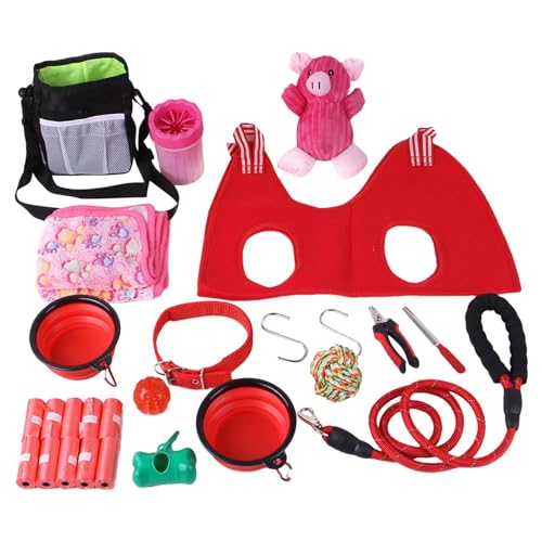 Quietschspielzeug für Welpen und kleine Hunde, verschiedene Spielzeuge für Welpen und Hunde,Hundezubehör Multifunktionales Hundespielzeug - Robustes Spielzeugpaket, sicher für das tägliche Lauftrainin Quietschspielzeug für Welpen und kleine Hunde, verschiedene Spielzeuge für Welpen und Hunde,Hundezubehör Multifunktionales Hundespielzeug - Robustes Spielzeugpaket, sicher für das tägliche Lauftrainin von Naqqios
