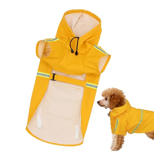 Regenmantel für Hunde, Regenponcho für Hunde, Jacke für Haustiere, wasserdicht und winddicht, leicht tragbar, Poncho mit Kapuze, wasserdicht und reflektierend, Regenmantel Regenmantel für Hunde, Regenponcho für Hunde, Jacke für Haustiere, wasserdicht und winddicht, leicht tragbar, Poncho mit Kapuze, wasserdicht und reflektierend, Regenmantel von Naqqios