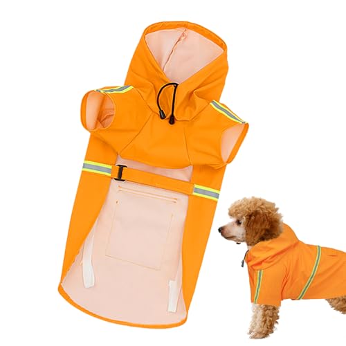 Regenponcho für Hunde, Regenjacke für Hunde, Regenjacke für Haustiere, leicht tragbar – Poncho mit Kapuze, wasserdicht und reflektierend, atmungsaktiver und verstellbarer Regenmantel Regenponcho für Hunde, Regenjacke für Hunde, Regenjacke für Haustiere, leicht tragbar – Poncho mit Kapuze, wasserdicht und reflektierend, atmungsaktiver und verstellbarer Regenmantel von Naqqios