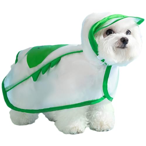 Regenponcho für Hunde, Regenmantel mit Kapuze, verstellbar, wasserdicht, mit Kapuze und niedlichem Aufdruck, Regenjacke für Haustiere Regenponcho für Hunde, Regenmantel mit Kapuze, verstellbar, wasserdicht, mit Kapuze und niedlichem Aufdruck, Regenjacke für Haustiere von Naqqios