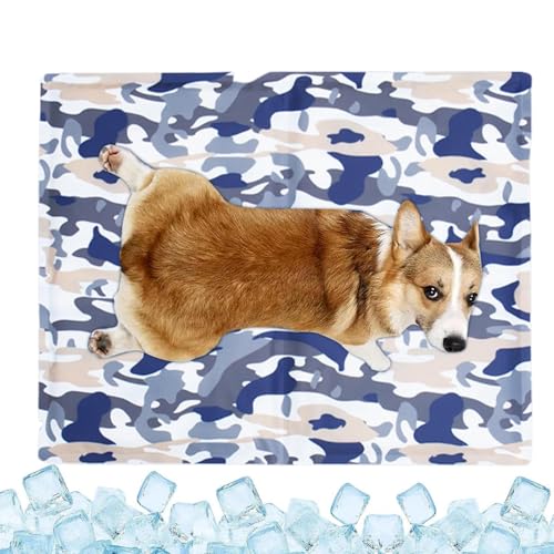 Sommer -Haustiermatte - Tragbare Hundebads, Hundekühlungsmatte | Cool Dog Kennel Gel Pad, Wärme Dissipation Sommer Relaxation Haustier Schlafzubehör Für Hinterhof Kennels Wohnung Wohnfounda Camping Ho Sommer -Haustiermatte - Tragbare Hundebads, Hundekühlungsmatte | Cool Dog Kennel Gel Pad, Wärme Dissipation Sommer Relaxation Haustier Schlafzubehör Für Hinterhof Kennels Wohnung Wohnfounda Camping Ho von Naqqios