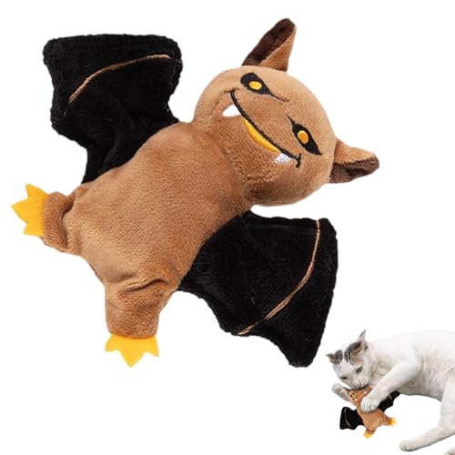 USB-aufladbares Elektrisches Fledermaus-Katzenspielzeug – Weiches Plüsch-Beißspielzeug Mit Geräuschen, Interaktives Kauspielzeug | Unterhaltsames Fledermaus-Design Für Kätzchen Und Erwachsene Katzen, USB-aufladbares Elektrisches Fledermaus-Katzenspielzeug – Weiches Plüsch-Beißspielzeug Mit Geräuschen, Interaktives Kauspielzeug | Unterhaltsames Fledermaus-Design Für Kätzchen Und Erwachsene Katzen, von Naqqios