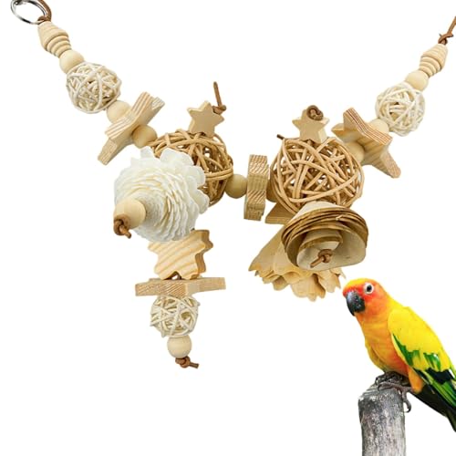 Vogelkauen Bälle - Hang Bird Futtersuche Spielzeug | Rissspielzeug Für Vögel, Interaktiver Vogelfutterfuttermittel, Holzfutterspielzeug Für Papageien, Cockatiel Futterspielzeug Für Cockatiel, Conure, Vogelkauen Bälle - Hang Bird Futtersuche Spielzeug | Rissspielzeug Für Vögel, Interaktiver Vogelfutterfuttermittel, Holzfutterspielzeug Für Papageien, Cockatiel Futterspielzeug Für Cockatiel, Conure, von Naqqios